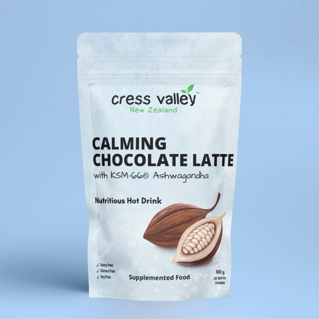 Cress Valley Calming Chocolate Latte with KSM-66® Ashwagandha